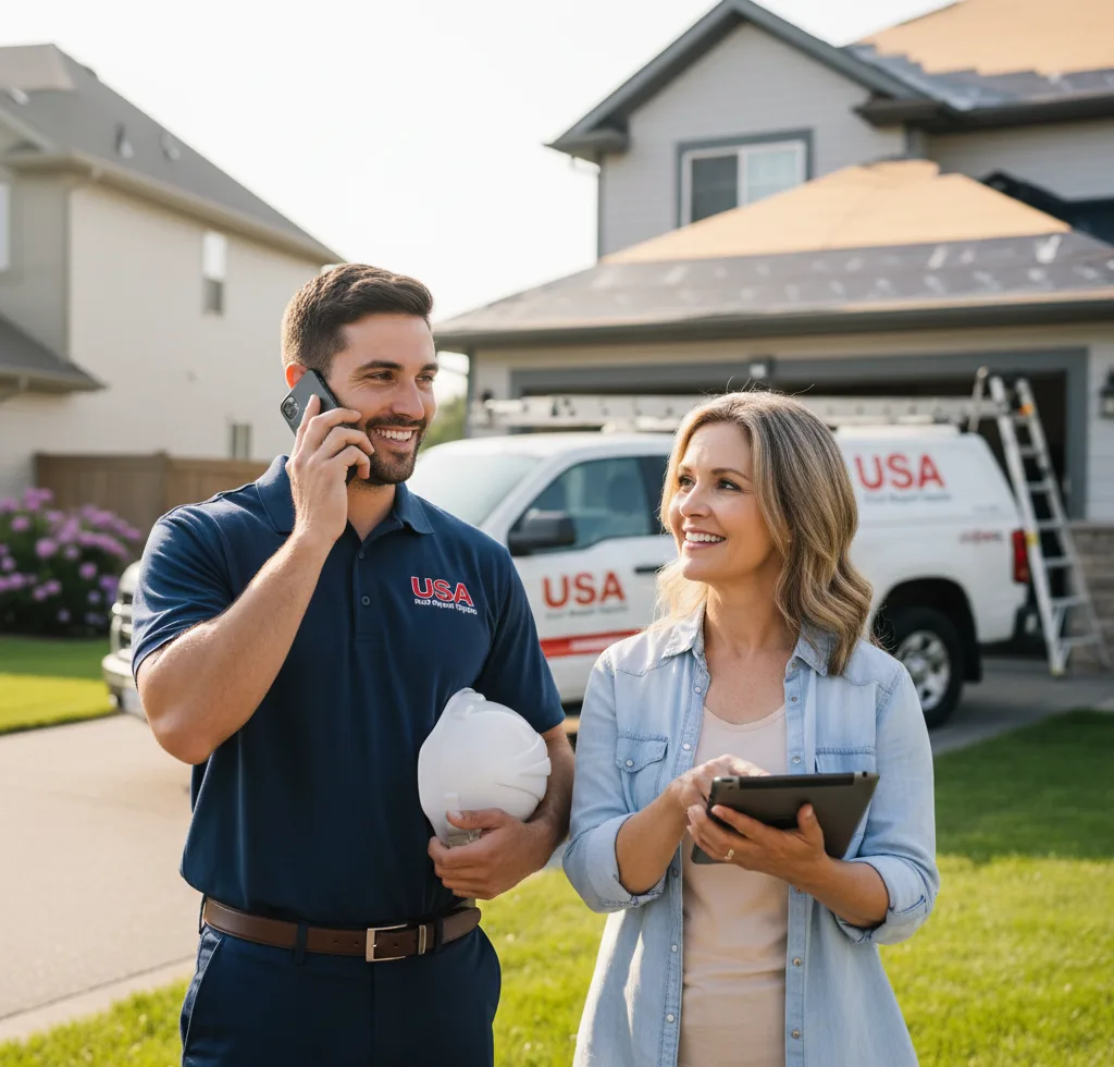 USA Roof Repair Experts customer support in Falls